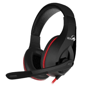 Genius HS-G560 GX LYCHAS, Gaming Headset, słuchawki z mikrofonem, przewodowaczarno/czerwony, 2x 3.5 mm jack