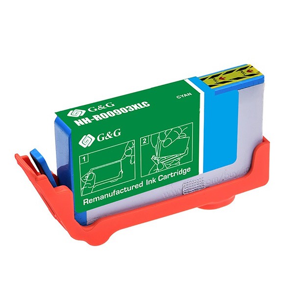 G&G kompatybilny ink / tusz z T6M03AE, HP 903XL, NH-R00903XLC-E-Reman-Eu, cyan, 825s, EOL