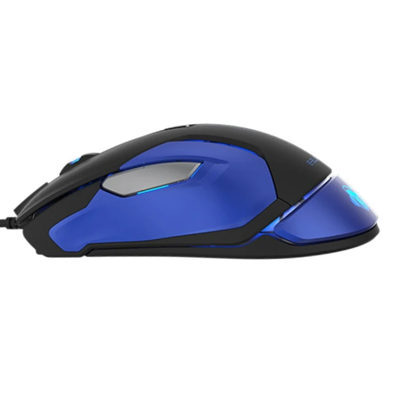 E-Blue Mysz Auroza Gaming V2, 5000DPI, optyczna, 6kl., 1 scroll, przewodowa USB, czarna, do gry