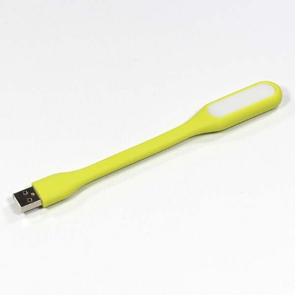 Lampka dla notebooka, gumowe, zielony, USB, LED