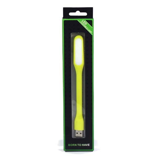 Lampka dla notebooka, gumowe, zielony, USB, LED