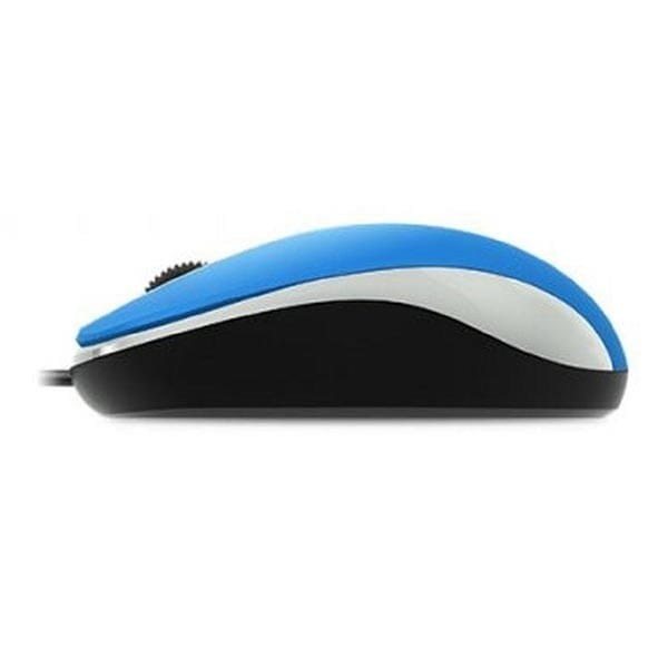 Genius Mysz DX-110, 1000DPI, optyczna, 3kl., 1 scroll, przewodowa USB, niebieska, standardowy, uniwersalny
