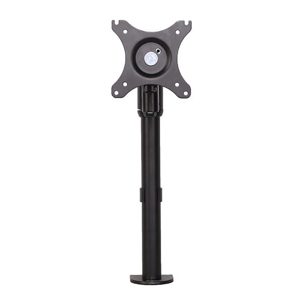 Regulowany uchwyt na monitor, 10KG, zacisk, 17"-30", obrotowy, czarny