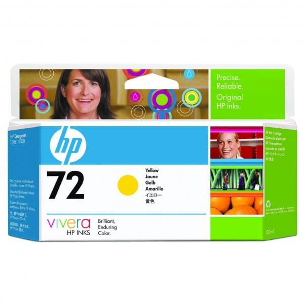 HP oryginalny ink / tusz C9373A, HP 72, yellow, 130ml, HP Designjet T1100, T770