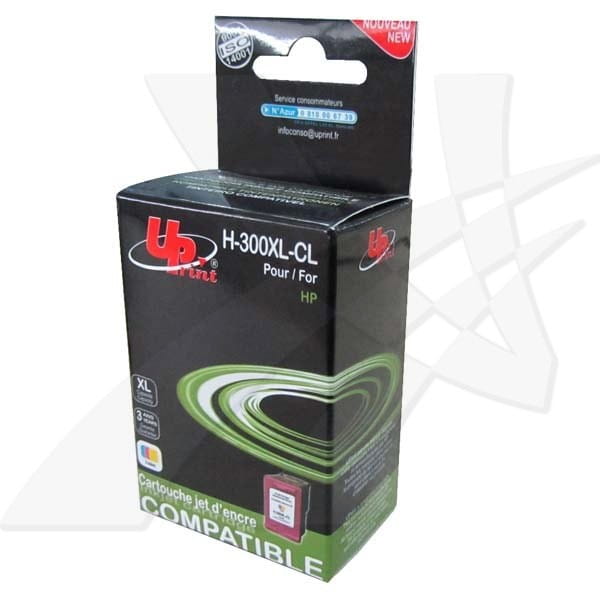 UPrint kompatybilny ink / tusz z CC644EE, HP 300XL, color, 19ml, H-300XL-CL, dla HP DeskJet D2560, F4280