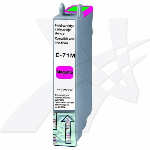 UPrint kompatybilny ink / tusz z C13T07134011, magenta, 11ml, E-71M, dla Epson D78, DX4000, DX4050, DX5000, DX5050, DX6000, DX605