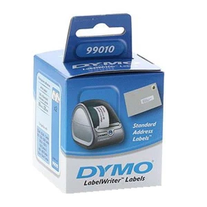 Dymo etykiety papierowe 89mm x 28mm, białe, adresowa, 2X130 szt., 99010, S0722370