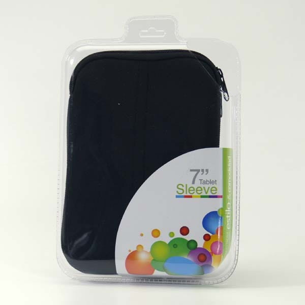 Opakowanie na tablet 7", czarny, neopren