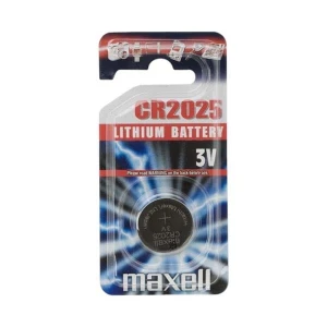 Bateria litowa, guzikowa, CR2025, 3V, Maxell, blistr, 1-pack