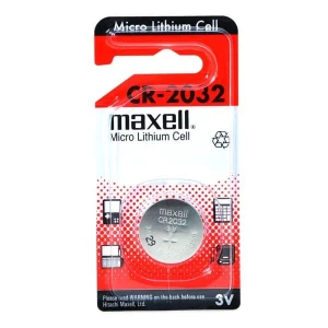 Bateria litowa, guzikowa, CR2032, 3V, Maxell, blistr, 1-pack