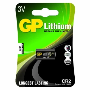 Bateria foto litowa, CR2, CR2, 3V, GP, blistr, 1-pack, od -40 °C do +60 °C