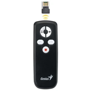 Prezenter 2.4Ghz, media pointer, USB, plug & play, czarny