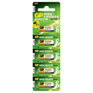 Bateria alkaliczna, 23A, 23AF, V23GA, MN21, 12V, GP, blistr, 5-pack