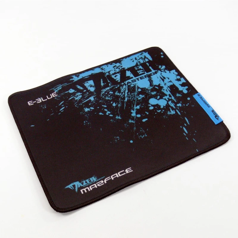 Podkładka pod mysz, Mazer Marface S, do gry, czarno-niebieski, 28x22,5cm, E-Blue