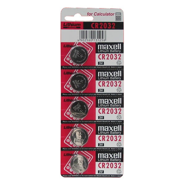Bateria litowa, CR2032, 3V, Maxell, blistr, 5-pack