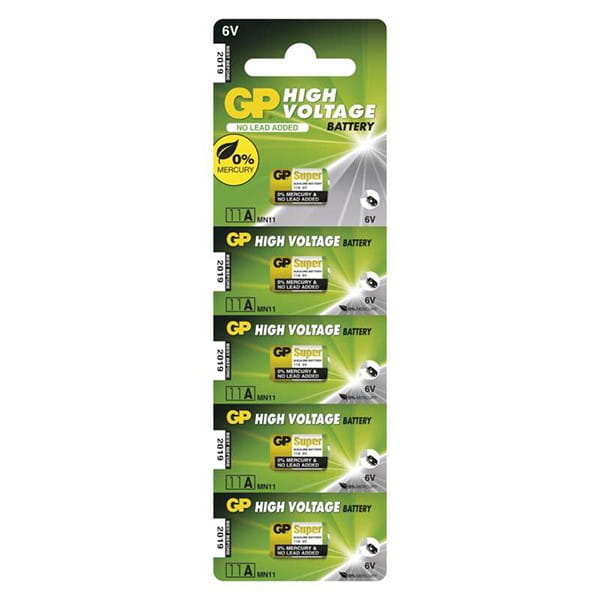 Bateria alkaliczna, MN11, 6V, GP, blistr, 5-pack