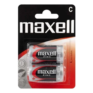 Bateria cynkowa, C (R14), ogniwo typ C, 1.5V, Maxell, blistr, 2-pack