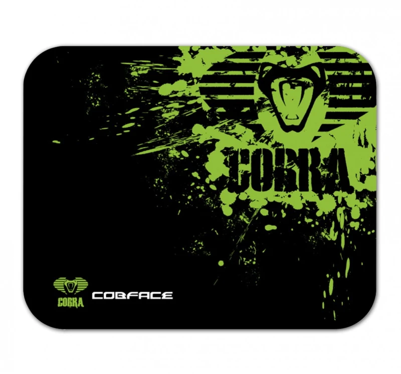 Podkładka pod mysz, Cobra S, do gry, czarno-zielona, 28x22.5cm, E-Blue