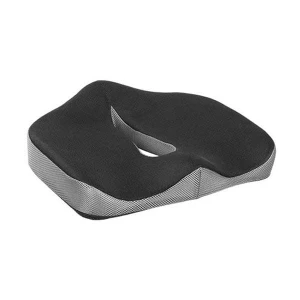 Ortopedyczna poduszka, plastikowa końcówka odporna na nacisk, ergonomiczna, czarny, pianka z efektem pamięci