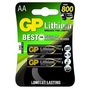 Bateria litowa, AA (LR6), AA, 1.5V, GP, blistr, 2-pack